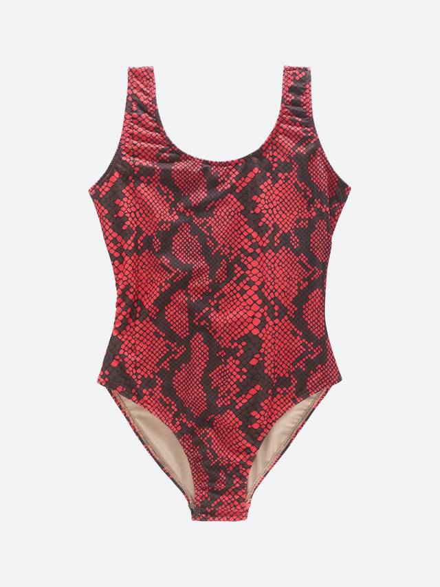 Red Snake Classic Bathing Suit