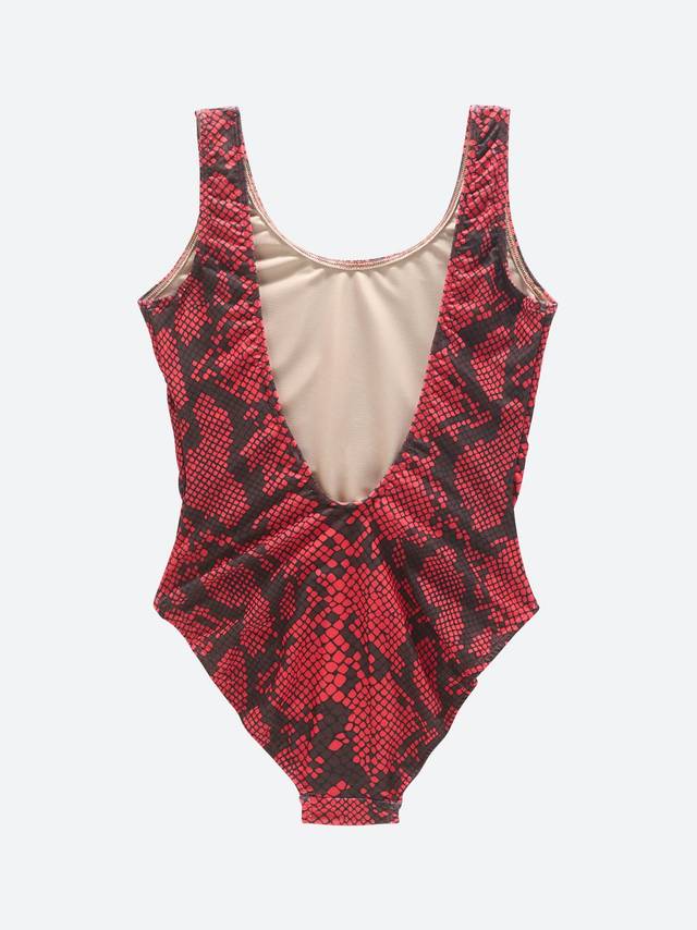 Red Snake Classic Bathing Suit