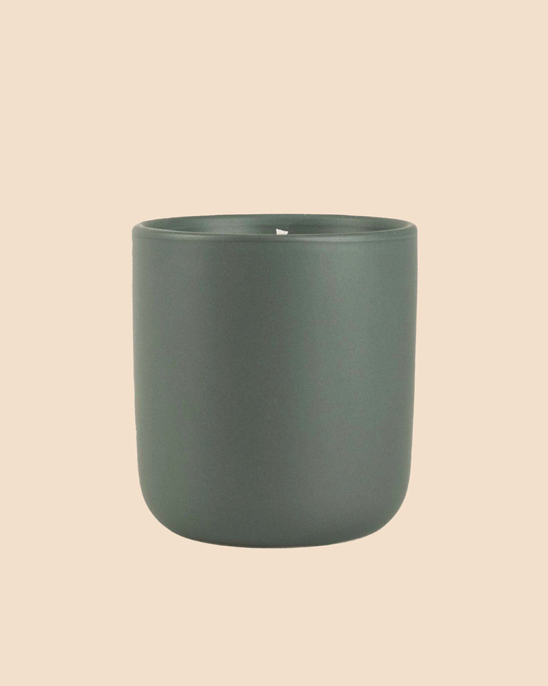 River Mint <br> Ceramic Candle