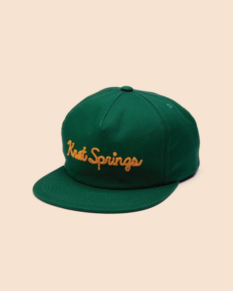 Green <br> Cotton Hat <br> Chain Stitch