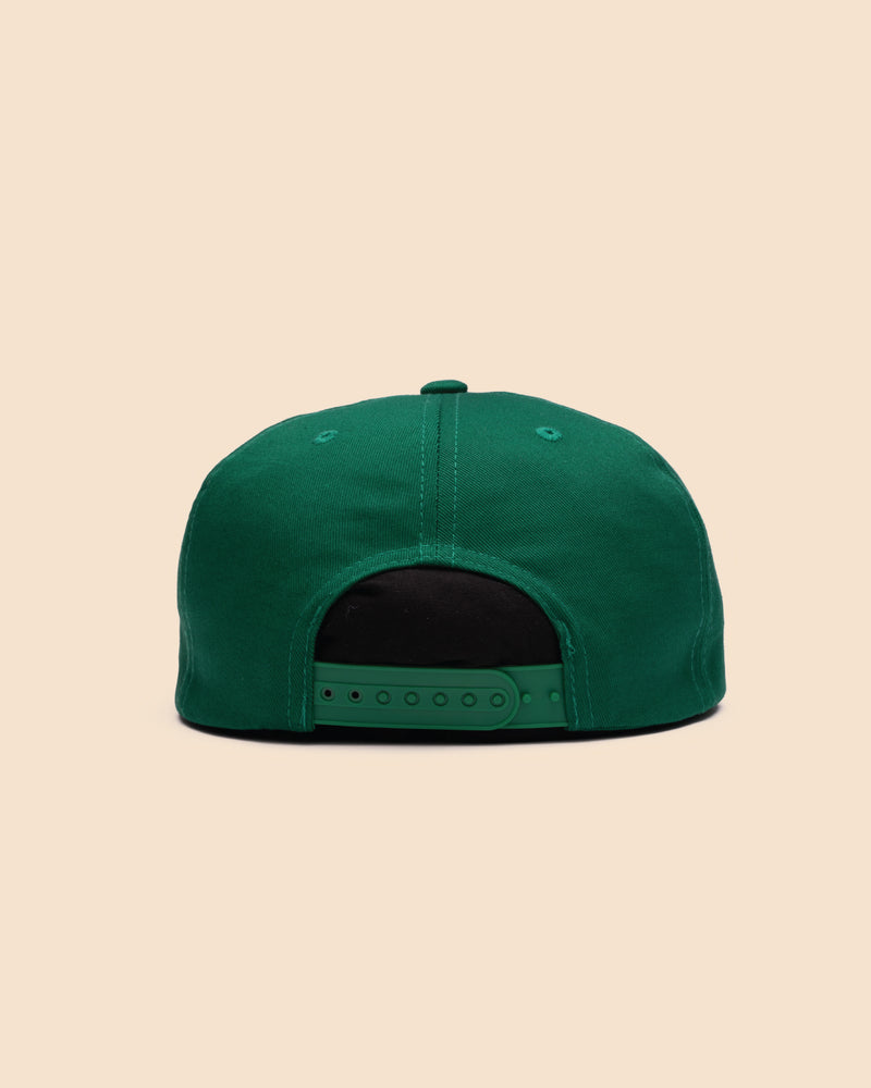 Green <br> Cotton Hat <br> Chain Stitch